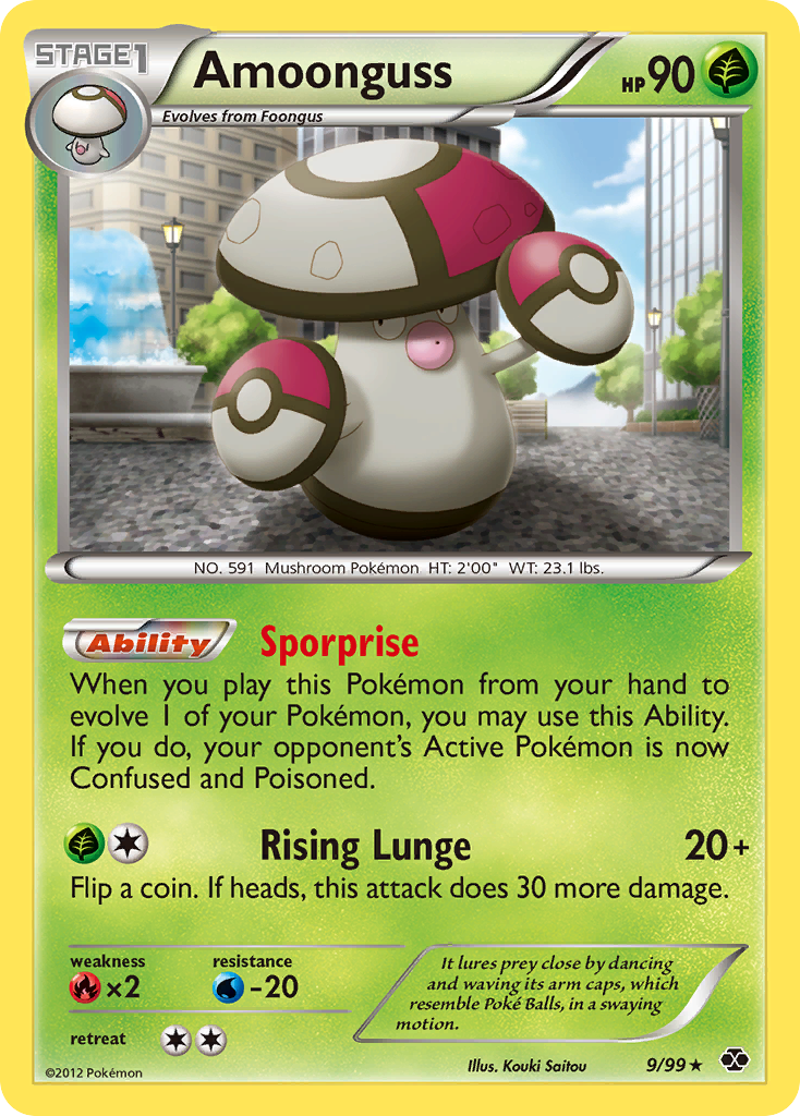 Amoonguss (9/99) [Black & White: Next Destinies] | Tables and Towers