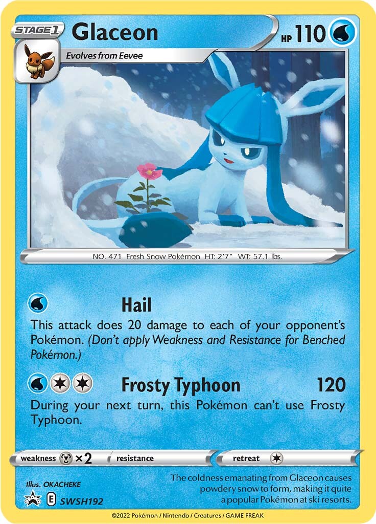 Glaceon (SWSH192) [Sword & Shield: Black Star Promos] | Tables and Towers