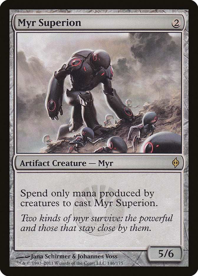 Myr Superion [New Phyrexia] | Tables and Towers