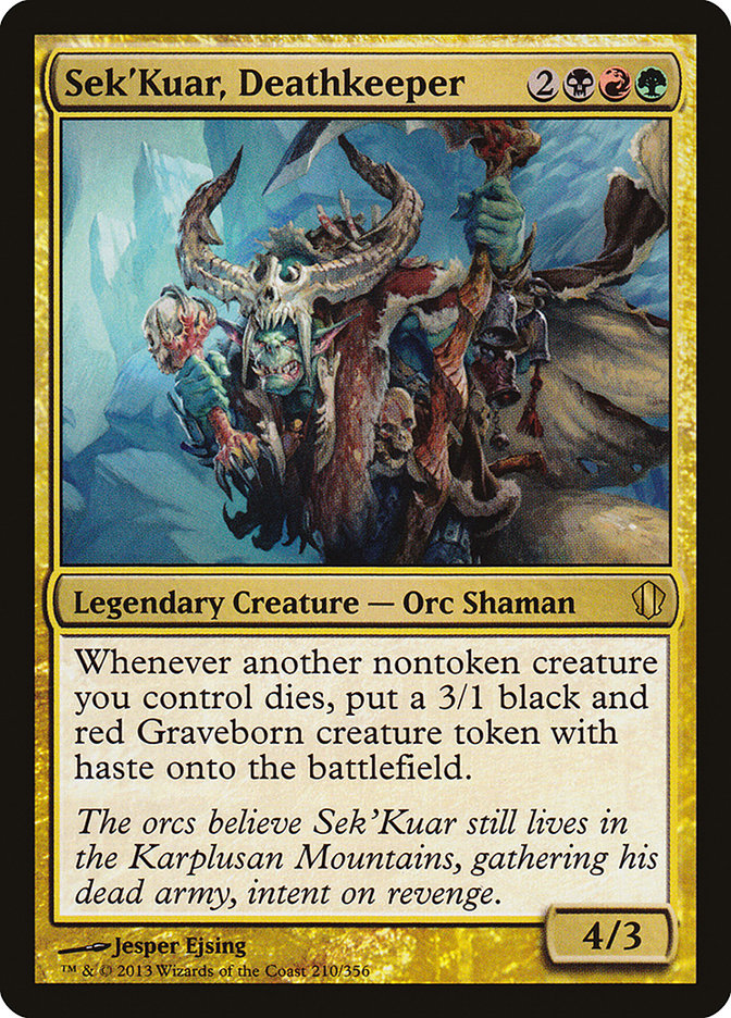 Sek'Kuar, Deathkeeper [Commander 2013] | Tables and Towers