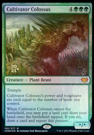 Cultivator Colossus [Innistrad: Crimson Vow Prerelease Promos] | Tables and Towers