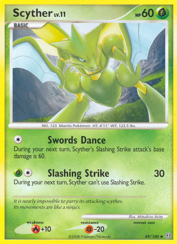 Scyther (49/100) [Diamond & Pearl: Stormfront] | Tables and Towers