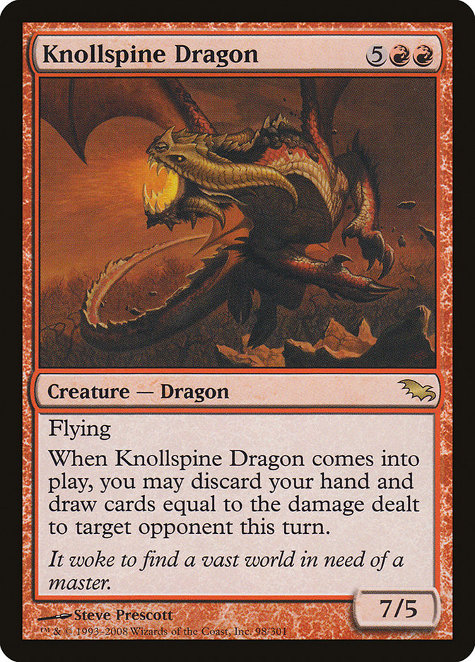 Knollspine Dragon [Shadowmoor] | Tables and Towers