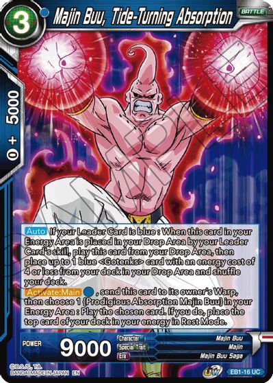 Majin Buu, Tide-Turning Absorption (EB1-16) [Battle Evolution Booster] | Tables and Towers