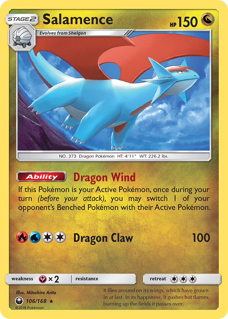 Salamence (106/168) [Sun & Moon: Celestial Storm] | Tables and Towers