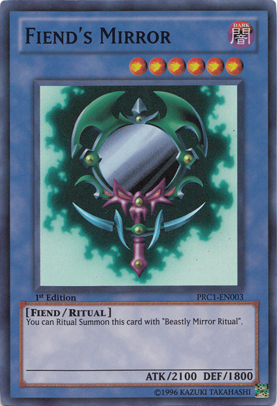 Fiend's Mirror [PRC1-EN003] Super Rare | Tables and Towers