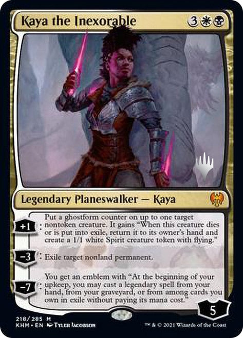 Kaya the Inexorable (Promo Pack) [Kaldheim Promos] | Tables and Towers