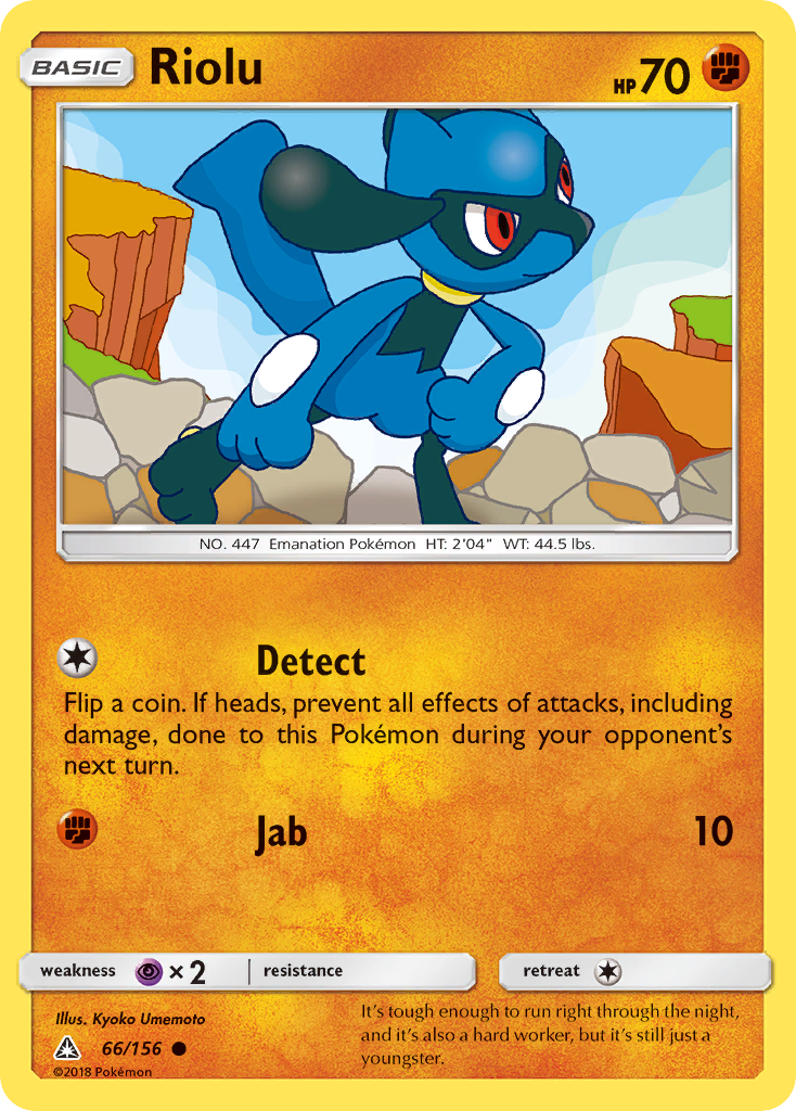 Riolu (66/156) [Sun & Moon: Ultra Prism] | Tables and Towers