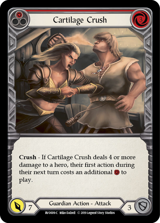 Cartilage Crush (Red) [BVO009-C] (Bravo Hero Deck)  1st Edition Normal | Tables and Towers