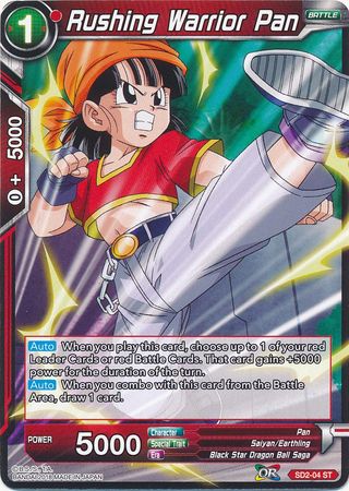 Rushing Warrior Pan (Starter Deck - The Extreme Evolution) (SD2-04) [Cross Worlds] | Tables and Towers