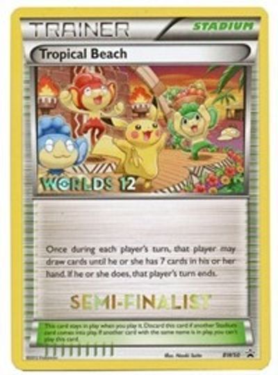 Tropical Beach (BW50) (Semi Finalist) [Black & White: Black Star Promos] | Tables and Towers