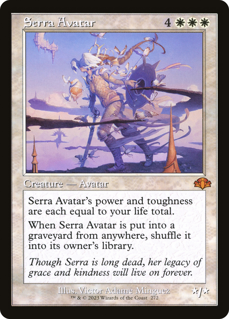 Serra Avatar (Retro) [Dominaria Remastered] | Tables and Towers