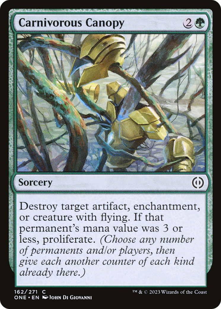 Carnivorous Canopy [Phyrexia: All Will Be One] | Tables and Towers