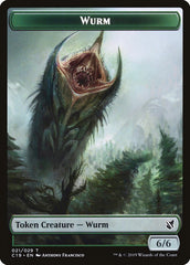 Beast (013) // Wurm Double-Sided Token [Commander 2019 Tokens] | Tables and Towers