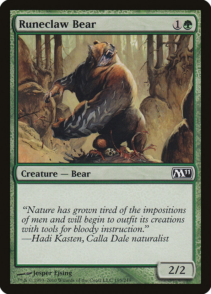 Runeclaw Bear [Magic 2011] | Tables and Towers