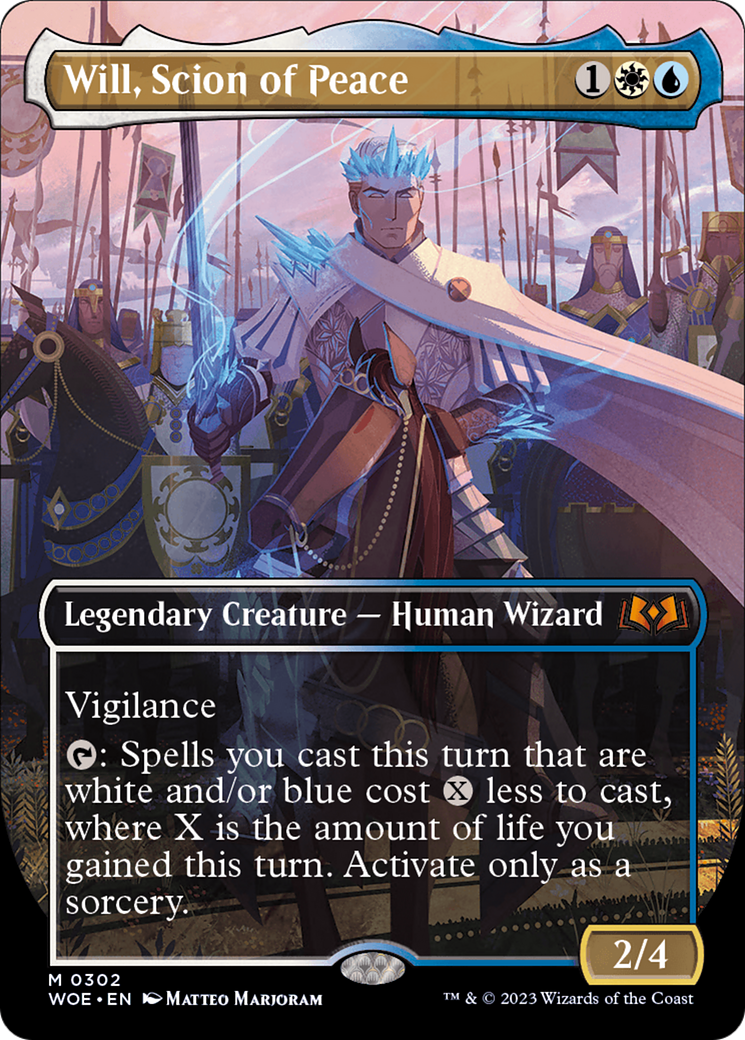 Will, Scion of Peace (Borderless Alternate Art) [Wilds of Eldraine] | Tables and Towers