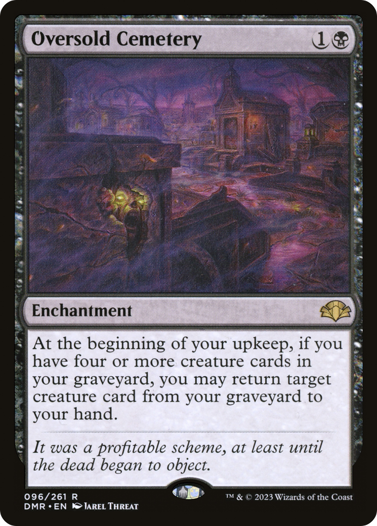 Oversold Cemetery [Dominaria Remastered] | Tables and Towers