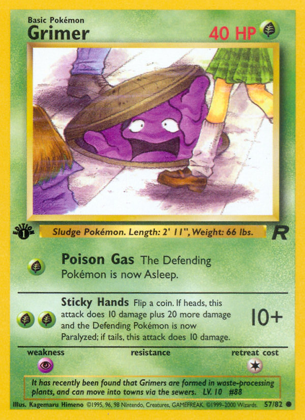 Grimer (57/82) [Team Rocket 1st Edition] | Tables and Towers