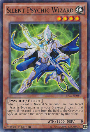 Silent Psychic Wizard [BP03-EN084] Shatterfoil Rare | Tables and Towers