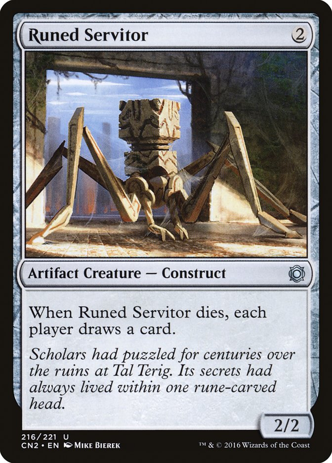 Runed Servitor [Conspiracy: Take the Crown] | Tables and Towers