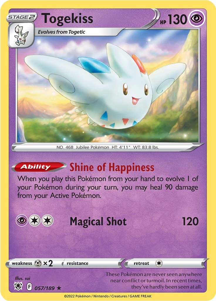 Togekiss (057/189) [Sword & Shield: Astral Radiance] | Tables and Towers