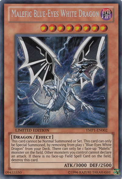 Malefic Blue-Eyes White Dragon [YMP1-EN002] Secret Rare | Tables and Towers