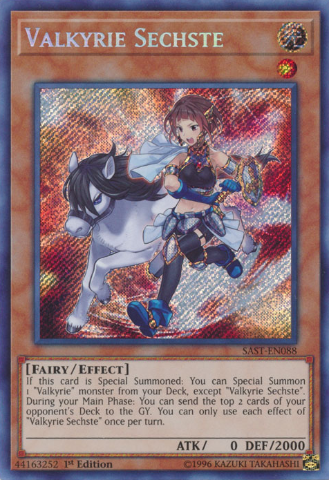 Valkyrie Sechste [SAST-EN088] Secret Rare | Tables and Towers