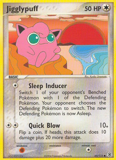 Jigglypuff (65/112) [EX: FireRed & LeafGreen] | Tables and Towers