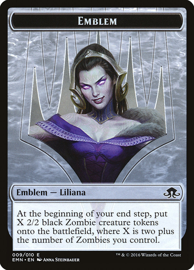 Liliana, the Last Hope Emblem [Eldritch Moon Tokens] | Tables and Towers