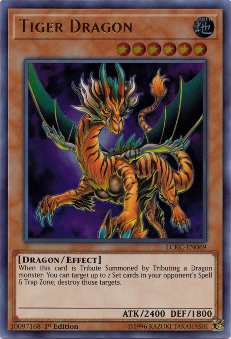 Tiger Dragon [LCKC-EN069] Ultra Rare | Tables and Towers