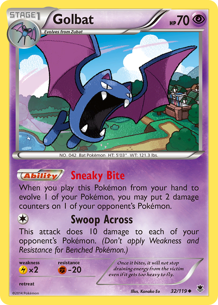 Golbat (32/119) [XY: Phantom Forces] | Tables and Towers