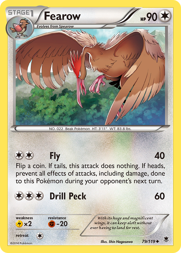 Fearow (79/119) [XY: Phantom Forces] | Tables and Towers