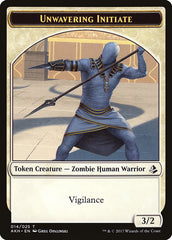 Unwavering Initiate // Wurm Double-Sided Token [Amonkhet Tokens] | Tables and Towers