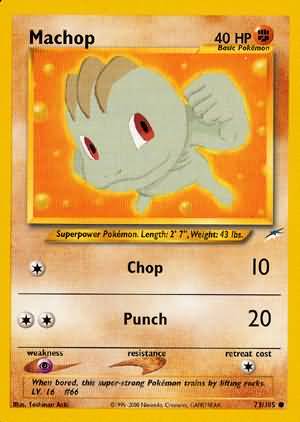 Machop (73/105) [Neo Destiny Unlimited] | Tables and Towers