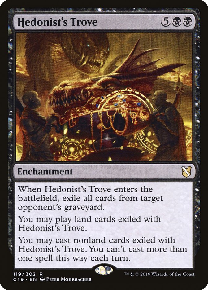 Hedonist's Trove [Commander 2019] | Tables and Towers