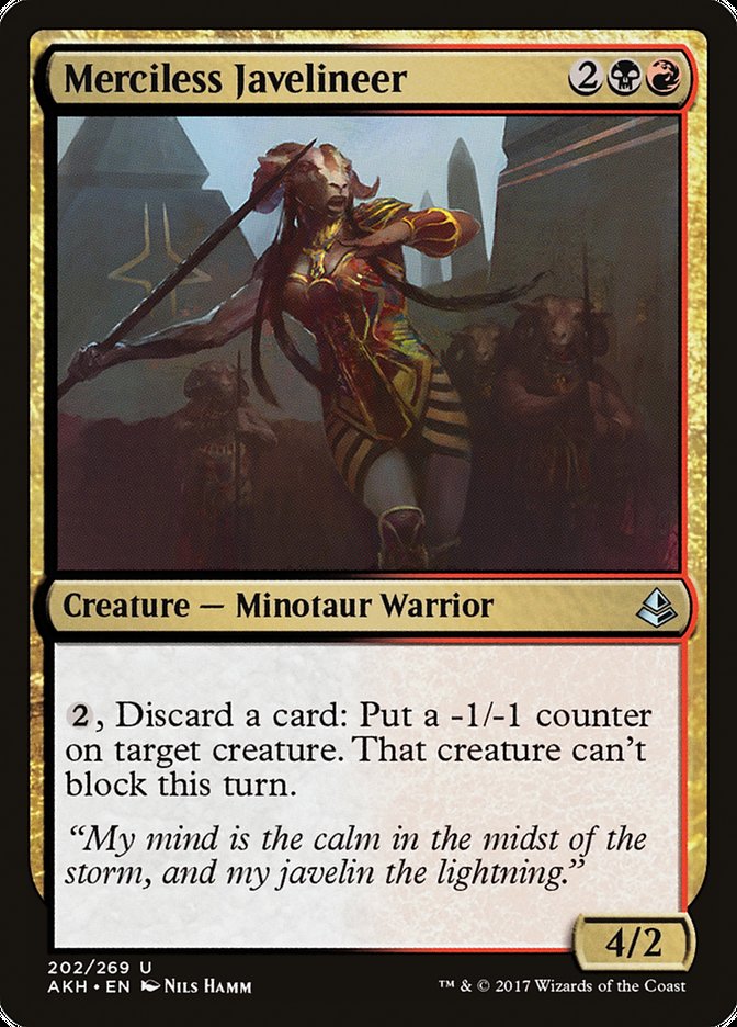 Merciless Javelineer [Amonkhet] | Tables and Towers