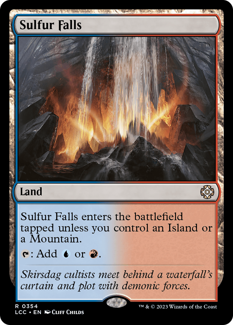 Sulfur Falls [The Lost Caverns of Ixalan Commander] | Tables and Towers