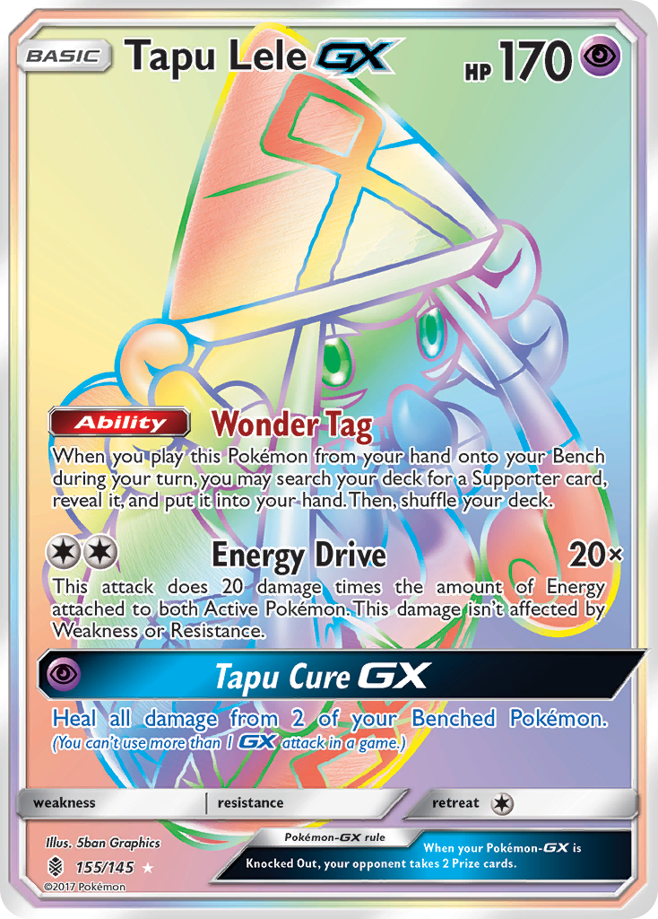 Tapu Lele GX (155/145) [Sun & Moon: Guardians Rising] | Tables and Towers