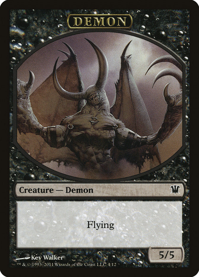 Demon Token [Innistrad Tokens] | Tables and Towers