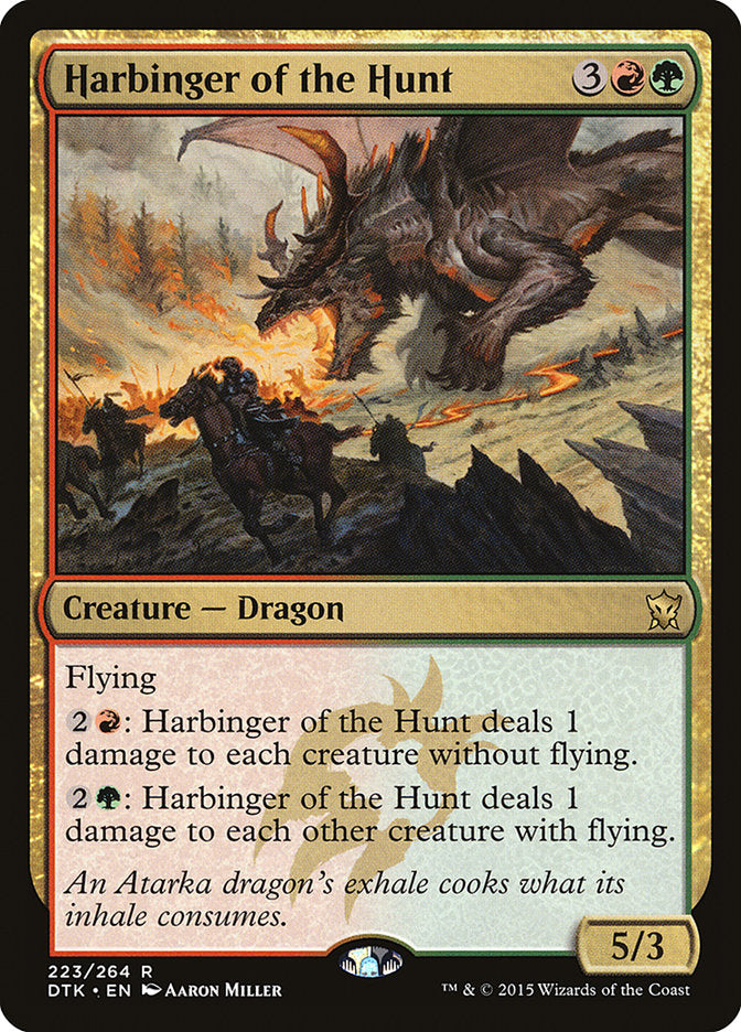 Harbinger of the Hunt [Dragons of Tarkir] | Tables and Towers