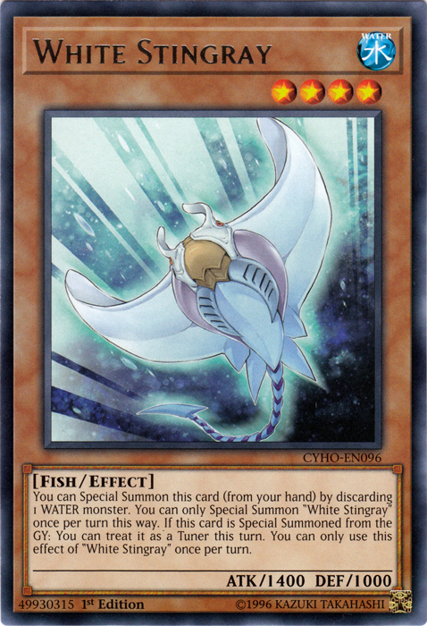 White Stingray [CYHO-EN096] Rare | Tables and Towers