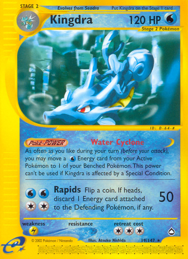 Kingdra (19/147) [Aquapolis] | Tables and Towers