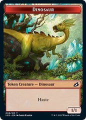 Dinosaur // Human Soldier (003) Double-Sided Token [Ikoria: Lair of Behemoths Tokens] | Tables and Towers