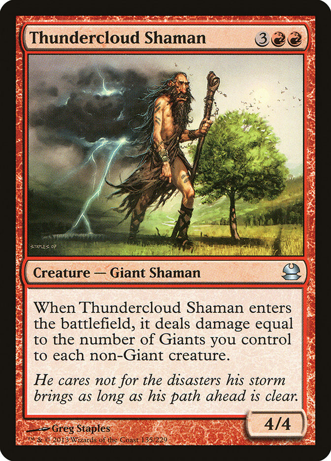 Thundercloud Shaman [Modern Masters] | Tables and Towers