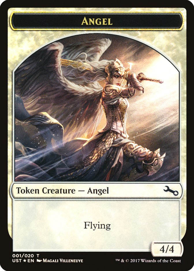 Angel // Angel Double-Sided Token [Unstable Tokens] | Tables and Towers