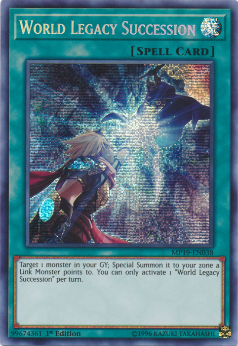 World Legacy Succession [MP19-EN038] Prismatic Secret Rare | Tables and Towers