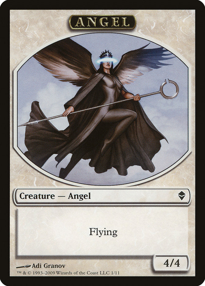 Angel Token [Zendikar Tokens] | Tables and Towers