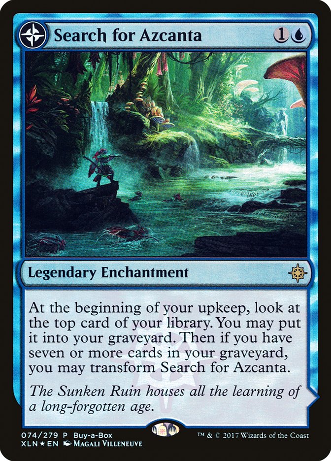 Search for Azcanta // Azcanta, the Sunken Ruin (Buy-A-Box) [Ixalan Treasure Chest] | Tables and Towers