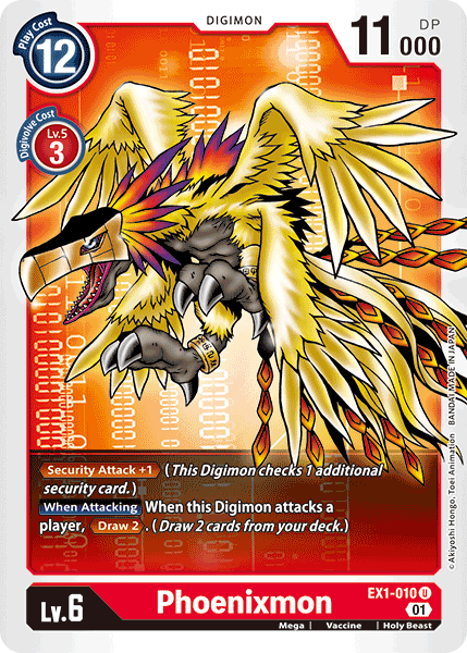 Phoenixmon [EX1-010] [Classic Collection] | Tables and Towers