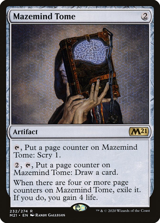 Mazemind Tome [Core Set 2021] | Tables and Towers